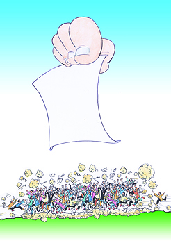 Caricature Vies de villes