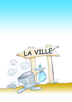Caricature Vies de villes